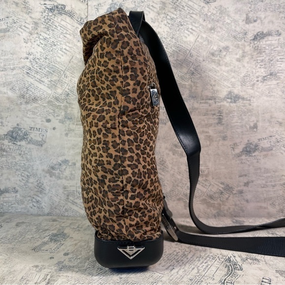 Vintage Bottega Veneta Cheetah Print Sling Bag / Backpack main image 11